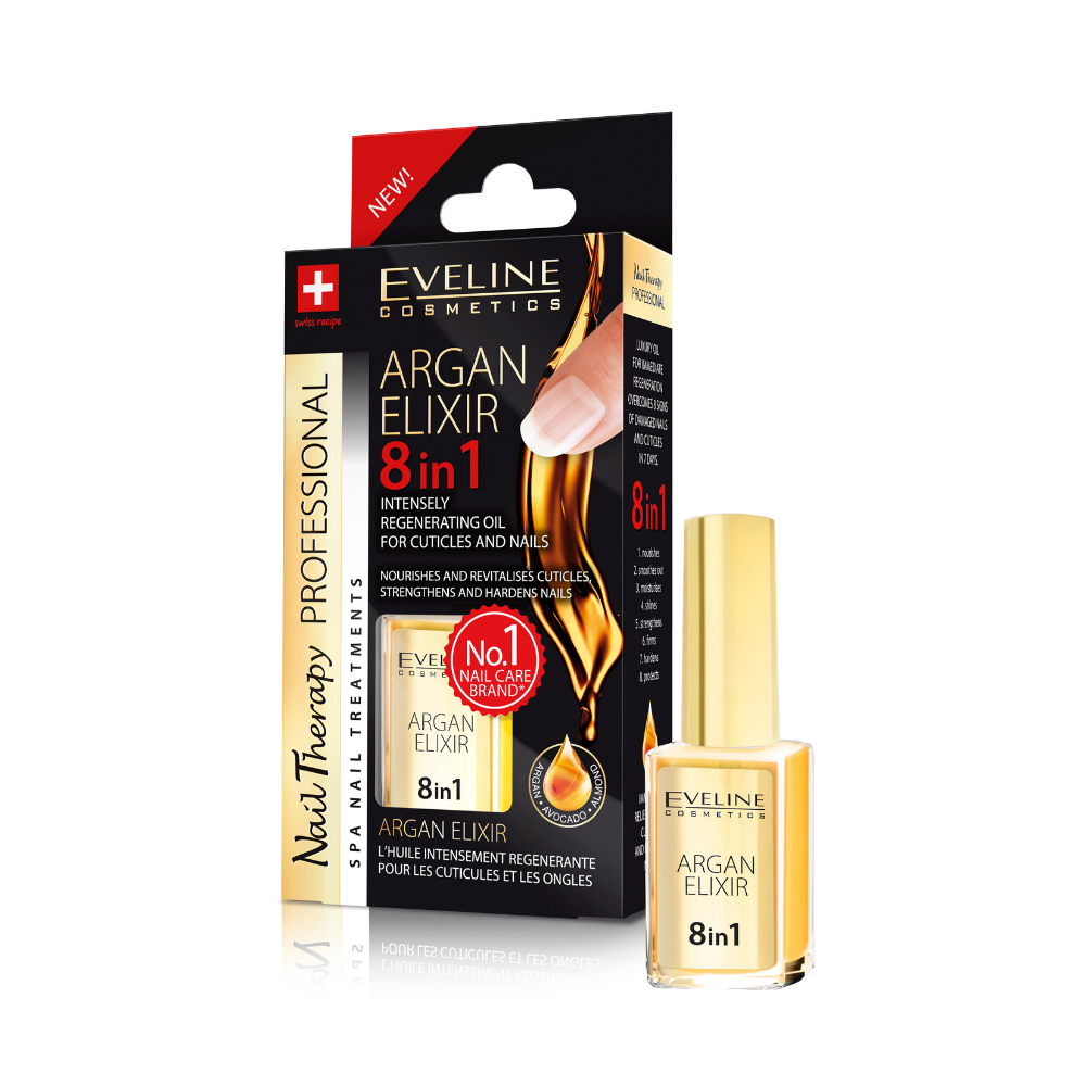EVELINE NAIL THERAPY CONDITIONER PROFESION ARGANELIXIR - 0729
